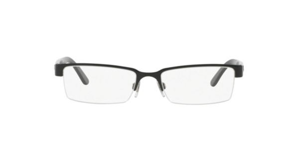 Frames Mens Burberry Rectangular Semi-Rimless Glasses ...