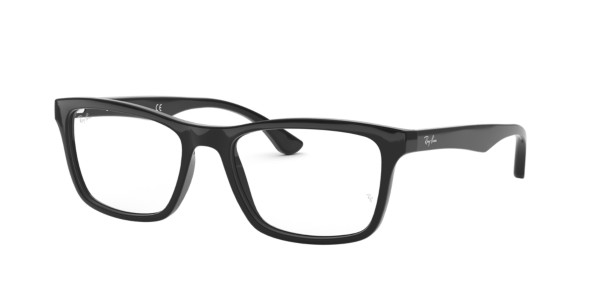 Download Frames | Men's Ray-Ban Square Full Rim Glasses in Black ...